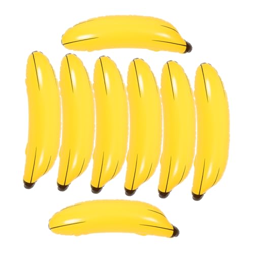 Yardwe 8Stücke Teiliges Aufblasbare Bananen Riesige Gelbe Bananen für Junggesellenabschiede und Geburtstagsspiele Auffällige Deko mit Lebendigem Design und Tragbarem Spaß Yardwe 8Stücke Teiliges Aufblasbare Bananen Riesige Gelbe Bananen für Junggesellenabschiede und Geburtstagsspiele Auffällige Deko mit Lebendigem Design und Tragbarem Spaß von Yardwe