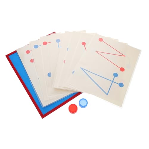 Yardwe 8Stücke Teiliges Montessori Gehirnspielzeug für Kleinkinder Interhemisphärische Entwicklung Hand Auge Koordination Kreatives Lernspielzeug für Jahre Fördert Kognitive von Yardwe