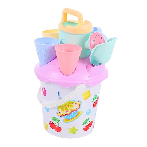 Yardwe 8Stücke Teiliges Set Sandspielzeug für Mini Eimer für Strand für Kreative Spiele im Sandkasten und Am Meer von Yardwe