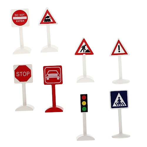 Yardwe 8Stücke Verkehrszeichen Indikatoren Für Kreative Spielszenen Fördern Motorische Fähigkeiten Und Fantasie Für Yardwe 8Stücke Verkehrszeichen Indikatoren Für Kreative Spielszenen Fördern Motorische Fähigkeiten Und Fantasie Für von Yardwe