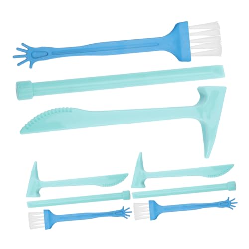 Yardwe 9 Sets Set Grabwerkzeug Anzahl Ausgrabung Kleine Werkzeuge Archäologischer Bagger Baggerhammer Für Kit Graben Grabmeißelbürste Kunststoff von Yardwe
