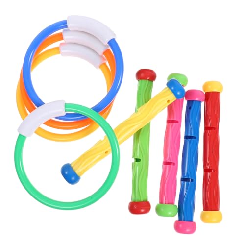 Yardwe 9 Stück Tauchen Spielset Schwimmbecken Stöcke Pool Aufblasbar Für Schwimmbad Baden Ringe Kinderpool Pool-Stick Für Plastik Yardwe 9 Stück Tauchen Spielset Schwimmbecken Stöcke Pool Aufblasbar Für Schwimmbad Baden Ringe Kinderpool Pool-Stick Für Plastik von Yardwe
