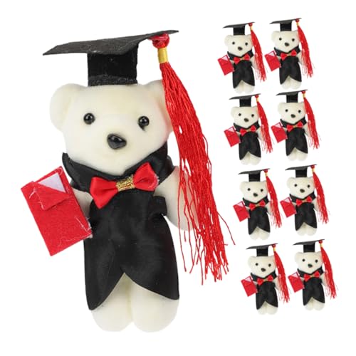 Yardwe 9 Stück Teiliges Abschluss aus Plüsch Süßes Kuscheltier für Graduierung Cartoon Bär für zur des Abschlusses Dekorativ und Ansprechend Yardwe 9 Stück Teiliges Abschluss aus Plüsch Süßes Kuscheltier für Graduierung Cartoon Bär für zur des Abschlusses Dekorativ und Ansprechend von Yardwe