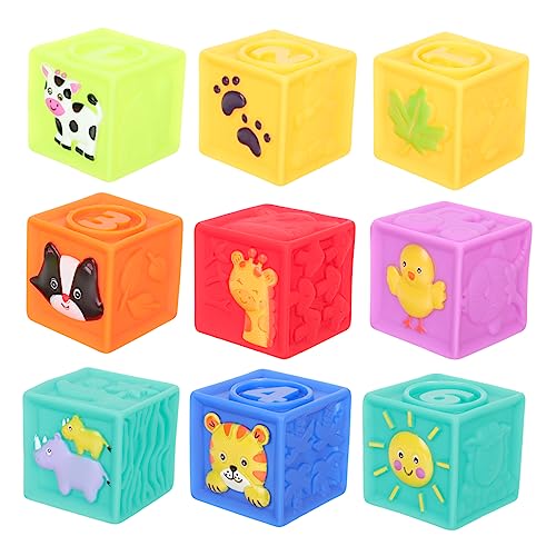 Yardwe 9 Stück Teiliges Bausteine Set Weiche und Spielblöcke für Kleinkinder Fördert Hand Auge Koordination und Motorische Fähigkeiten Sicher für Junge Mädchen für Jungen Yardwe 9 Stück Teiliges Bausteine Set Weiche und Spielblöcke für Kleinkinder Fördert Hand Auge Koordination und Motorische Fähigkeiten Sicher für Junge Mädchen für Jungen von Yardwe