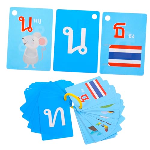 Yardwe 90 Stück Thai Sprache Lernkarten Flashkarten für Alphabet Lernspielzeug Sprachfähigkeiten für Zuhause und Schule Yardwe 90 Stück Thai Sprache Lernkarten Flashkarten für Alphabet Lernspielzeug Sprachfähigkeiten für Zuhause und Schule von Yardwe