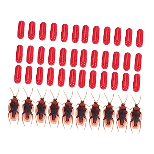 Yardwe 92 Stück Teiliges Halloween Streichspielzeug Set Kreative Gruselige Requisiten mit Realistischem Design Ungiftig und Sicher Perfektes Partyzubehör für Spannende Halloween von Yardwe