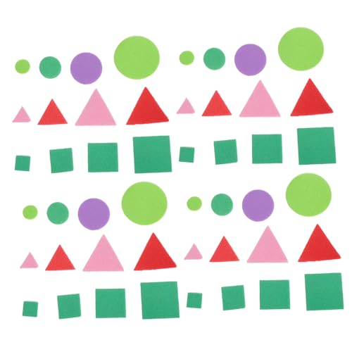 Yardwe 960 Stück Geometrische Formen für Bastelprojekte Scrapbooks und Klassenzimmer Dekoration für Erwachsene von Yardwe