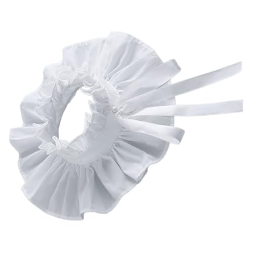 Yardwe Abnehmbarer Rüschenkragen für Damen Verstellbares Nackenband im Vintage Stil Vielseitiges Accessoire für Partys und Reisen Sorgt für Komfort Yardwe Abnehmbarer Rüschenkragen für Damen Verstellbares Nackenband im Vintage Stil Vielseitiges Accessoire für Partys und Reisen Sorgt für Komfort von Yardwe