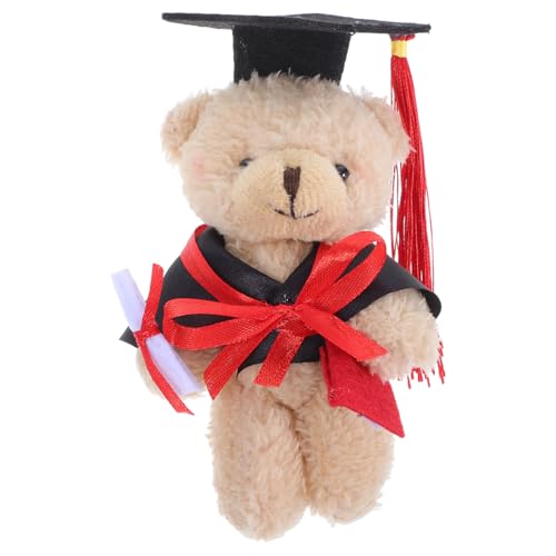 Yardwe Abschluss-plüschbär Für Die Abschlusssaison, Mini-bär Mit Absolventenkappe Für Kindergarten- Und College-abschlüsse, Weiche Stofftiere, Abschlussparty-Dekorationen von Yardwe