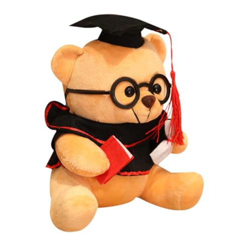 Yardwe Abschlussbär Puppe Abschluss Plüschbär Abschlussbär Abschluss Abschluss Stoffbär Plüschbär Puppe Kleine Bärenpuppe Pp Baumwolle von Yardwe