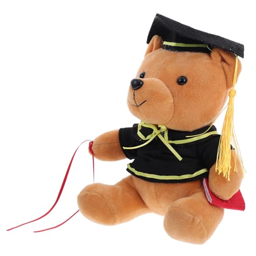 Yardwe Abschlussfeier Doktor Bär Abschluss Plüsch Puppe Andenken Furry Bären Doktorand Bär Doll Abschluss Zeremonie Puppe von Yardwe