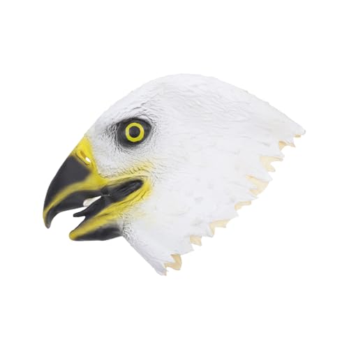 Yardwe Adlermaskenkopfabdeckung Halloween-gesichtsmaske Tiere Halloween-maske Halloween -kostüm Karikatur Lustig Farbe Gruselig Flügel Party Schnabel Emulsion Weiß Yardwe Adlermaskenkopfabdeckung Halloween-gesichtsmaske Tiere Halloween-maske Halloween -kostüm Karikatur Lustig Farbe Gruselig Flügel Party Schnabel Emulsion Weiß von Yardwe