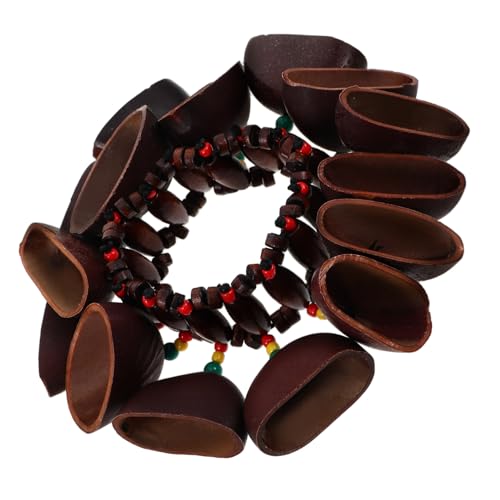 Yardwe Afrikanisches Nussschalen Armband Handgefertigtes Rasselinstrument für Trommelbegleitung Klangvolles Zubehör mit Knackigem Sound für Kreative Musiker und Tanzliebhaber Yardwe Afrikanisches Nussschalen Armband Handgefertigtes Rasselinstrument für Trommelbegleitung Klangvolles Zubehör mit Knackigem Sound für Kreative Musiker und Tanzliebhaber von Yardwe