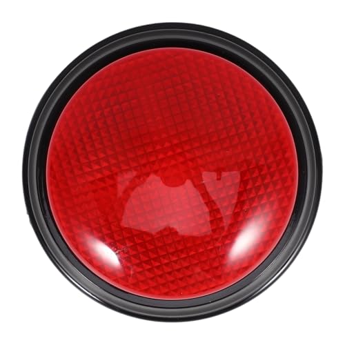 Yardwe Alarmton Button mit Lichtfunktion Lustiges Party und Streichartikel für Büro Quiz und Fest Interaktiver Roter Sound Knopf für Spielspaß und Wettbewerbe Yardwe Alarmton Button mit Lichtfunktion Lustiges Party und Streichartikel für Büro Quiz und Fest Interaktiver Roter Sound Knopf für Spielspaß und Wettbewerbe von Yardwe