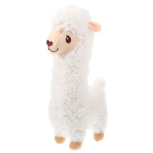 Yardwe Alpaka-Puppe Plüschtiere Kuscheltier für für den Valentinstag kindergeschenk kinderspielzeug ausgestopfte Tiere Alpaka- PP Baumwolle Weiß Yardwe Alpaka-Puppe Plüschtiere Kuscheltier für für den Valentinstag kindergeschenk kinderspielzeug ausgestopfte Tiere Alpaka- PP Baumwolle Weiß von Yardwe