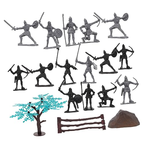 Yardwe Antiker Soldatenmodelle Simulation Soldatenfiguren Teiliges aus Hochwertigem Kunststoff für Jungen als Militärspielzeug und Zubehör Yardwe Antiker Soldatenmodelle Simulation Soldatenfiguren Teiliges aus Hochwertigem Kunststoff für Jungen als Militärspielzeug und Zubehör von Yardwe