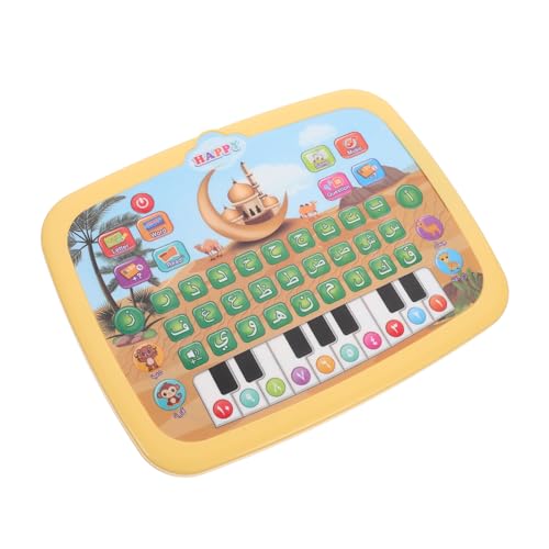 Yardwe Arabisches Lernspielzeug für Interaktives Alphabet Lernpad mit Aussprache Frühkindliche Bildung zur Sprachentwicklung für Mädchen Geeignet Gelb Yardwe Arabisches Lernspielzeug für Interaktives Alphabet Lernpad mit Aussprache Frühkindliche Bildung zur Sprachentwicklung für Mädchen Geeignet Gelb von Yardwe