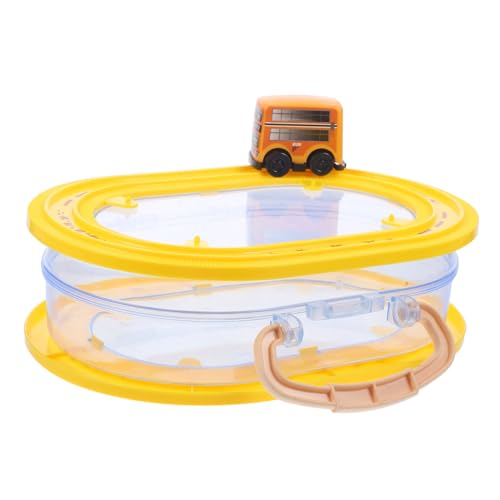 Yardwe Aufbewahrungsbox für Eisenbahnwaggons Lagerung transparent Mini aufbewahrungsboxen spielzeugbox Aufziehauto aus Kunststoff Spielzeugauto zum Aufziehen Plastik Yellow Yardwe Aufbewahrungsbox für Eisenbahnwaggons Lagerung transparent Mini aufbewahrungsboxen spielzeugbox Aufziehauto aus Kunststoff Spielzeugauto zum Aufziehen Plastik Yellow von Yardwe