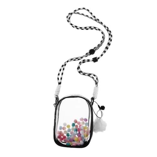 Yardwe Aufbewahrungstasche für Puppen Aufbewahrungstasche für Figuren Mini-Klarsichtbeutel Mini-Taschen-Schlüsselanhänger Vitrine für Figuren PVC Black Yardwe Aufbewahrungstasche für Puppen Aufbewahrungstasche für Figuren Mini-Klarsichtbeutel Mini-Taschen-Schlüsselanhänger Vitrine für Figuren PVC Black von Yardwe