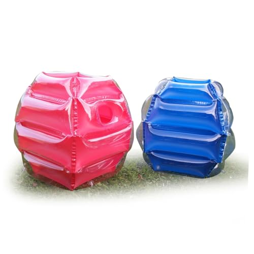 Yardwe Aufblasbarer PVC Kollisionsball für Lustiges Outdoor für Spannende Kollisionen Sicher und Langlebig für Spiele im Freien Rot von Yardwe