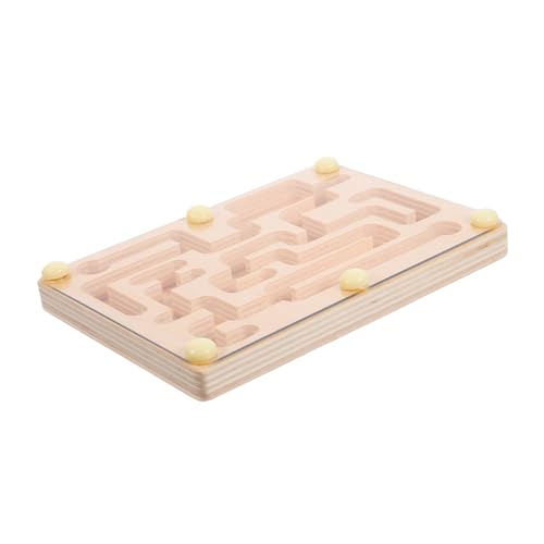 Yardwe Ausgeglichenes Labyrinthspielzeug Labyrinth- Frühes Bildungsspielzeug Puzzle-Labyrinth Perlenlabyrinth-Puzzlespielzeug Balance-Labyrinth Acryl von Yardwe