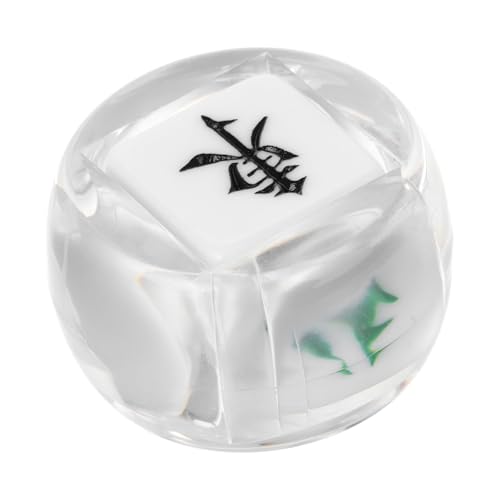 Yardwe Azimutwürfel Würfel für Spiel Plastikwürfel tragbare Würfel Partyspielwürfel Partygeschenk kleine Würfel Spiel Würfel große Würfel Spiel-Requisiten Würfel Masse von Yardwe