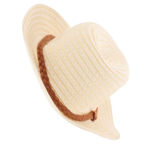 Yardwe BABYSTELLAR HAT Accessoires Foto-Requisite für Bastelhüte Minihüte zum Basteln Miniatur winzige Hüte Puppenmütze selber Machen Mini-Hut- Stroh Khaki Yardwe BABYSTELLAR HAT Accessoires Foto-Requisite für Bastelhüte Minihüte zum Basteln Miniatur winzige Hüte Puppenmütze selber Machen Mini-Hut- Stroh Khaki von Yardwe