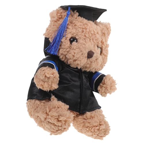 Yardwe Bär Ornament zarter ausgestopfter Bär Abschluss Stofftiere Abschlussbären Cartoon-Bär-Puppe Abschluss Bär Abschlussbär Puppen entzückendes Bärenspielzeug Plüsch Yardwe Bär Ornament zarter ausgestopfter Bär Abschluss Stofftiere Abschlussbären Cartoon-Bär-Puppe Abschluss Bär Abschlussbär Puppen entzückendes Bärenspielzeug Plüsch von Yardwe
