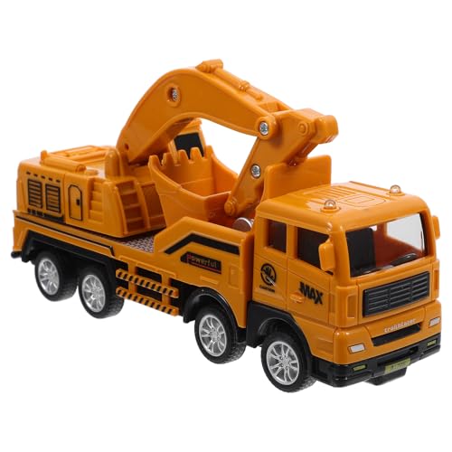 Yardwe Bagger Party-Truck-Modell Lustiges Baufahrzeug Kleines Cartoon-BAU-LKW-Modell Bewegliches Automodell Bauauto Abs Yellow Yardwe Bagger Party-Truck-Modell Lustiges Baufahrzeug Kleines Cartoon-BAU-LKW-Modell Bewegliches Automodell Bauauto Abs Yellow von Yardwe