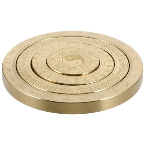 Yardwe Bagua -tellerdekoration Kleines Kinderspielzeug Chinesischer Handkompass Kleine Vintage-Bagua-spielzeuge Mini-fingerspielzeug Mini-luo-pfanne Golden Kupfer Yardwe Bagua -tellerdekoration Kleines Kinderspielzeug Chinesischer Handkompass Kleine Vintage-Bagua-spielzeuge Mini-fingerspielzeug Mini-luo-pfanne Golden Kupfer von Yardwe