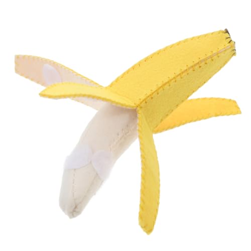 Yardwe Bananenspielzeug Aus Filz Für Kompaktes Abnehmbares Montessori Form Kleinen Banane Für Schule Und Freizeit Sicheres Und Kreatives Für Jungen von Yardwe