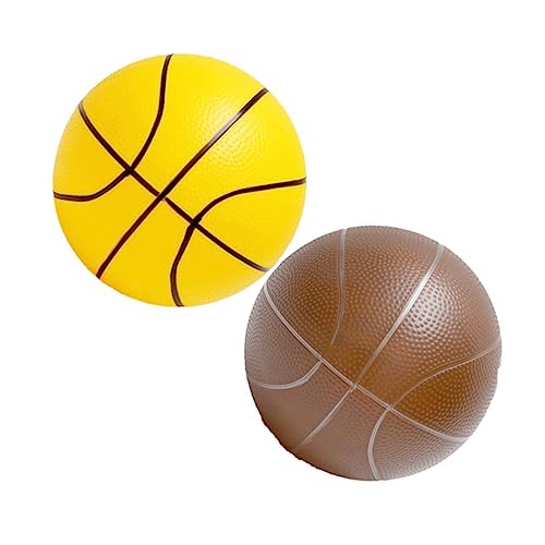 Yardwe Basketball Verstärkter PVC Ball für Jungen und Spielzeuge für Pool Zufällige Farben für Kleinkinder Zufällige Farbe von Yardwe