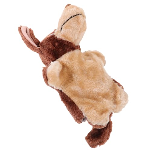 Yardwe Bezaubernde Wolf Handpuppe Interaktives Stofftier Für Tierhandpuppenspielzeug Für Geschichtenerzählen Und Rollenspiele Für Kreative Spielstunden von Yardwe