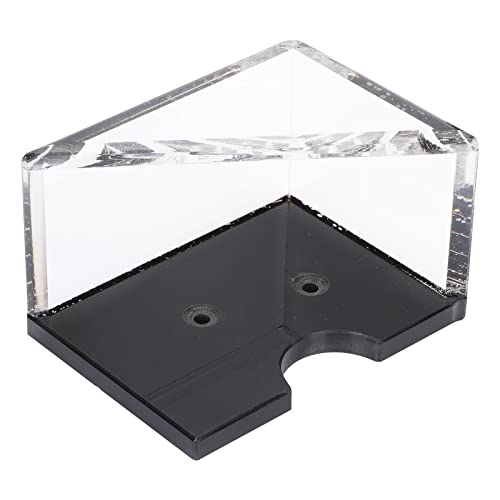 Yardwe Black Jack Table Spielkarten-Acrylkarton Kartenhalter klaren Acryl Texas Poker-Kartenst?nder von Yardwe