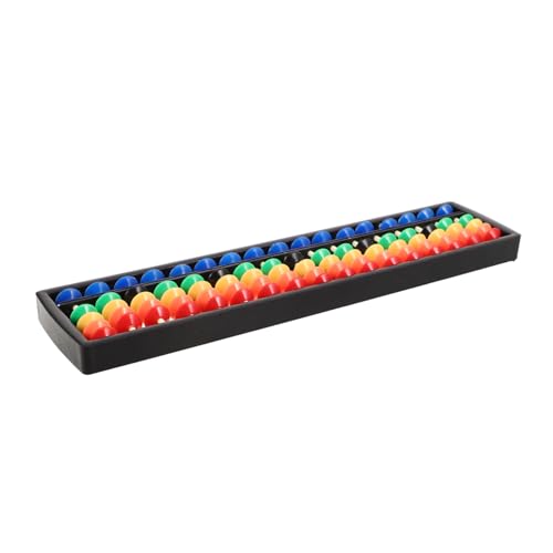 Yardwe Bunter Kunststoff Abacus für Stelliges Lernspielzeug zur Mathematik mit Farbigen Perlen Fördert Logisches und Mentale Rechenfähigkeiten Yardwe Bunter Kunststoff Abacus für Stelliges Lernspielzeug zur Mathematik mit Farbigen Perlen Fördert Logisches und Mentale Rechenfähigkeiten von Yardwe