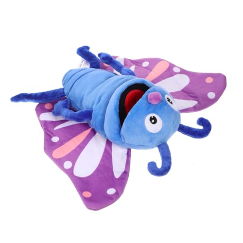 Yardwe Cartoon Handpuppe Für Weiche Plüsch Butterfly Handspielzeug Interaktive Erzählpuppe Für Geschichten Für Zuhause Schule Und Kindergarten von Yardwe