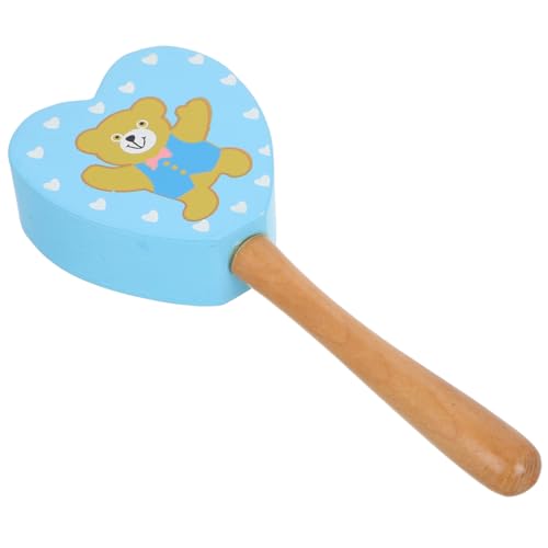 Yardwe Cartoon Love Rassel Kleinkindspielzeug Maracas Instrumente Für Musikinstrumente Bunte Maracas Schlaginstrument Kleinkind Musikinstrumente Aus Holz von Yardwe