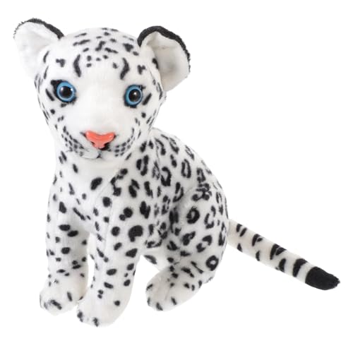 Yardwe Cartoon Schneeleopard Plüschspielzeug Niedliche Stoffpuppe Für Hochwertige Tierfigur Dekoration Und Waschbar Perfektes Für Anlässe von Yardwe