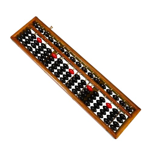 Yardwe Chinesischer Abakus Retro-Abakus Chinesischer Stil Abakus Chinesische Zählwerkzeuge Abakus für zu Hause Abakus zum Lernen Abakus für Mathematik Säulenabakus Metall von Yardwe