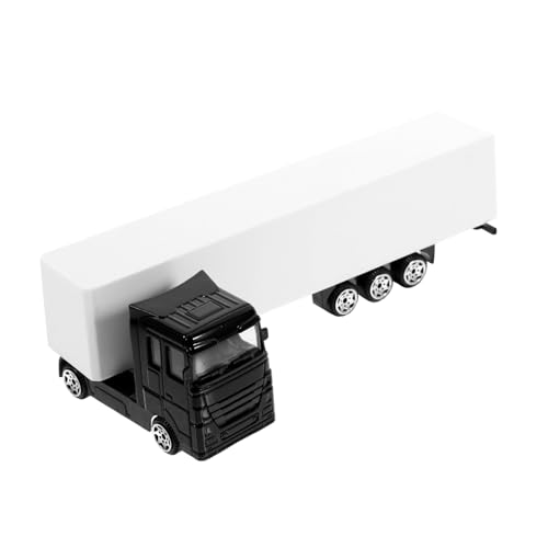 Yardwe Container LKW Modellspielzeug Trägheitsantrieb Aus Langlebigem Legierungsmaterial Für Kreative Sandbox Dekoration Für Kleine LKW Fans von Yardwe