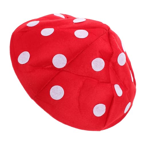Yardwe Cosplay Kappe für Erwachsene und Rote Pilzmütze Lustige Kopfbedeckung für Bühnenaufführungen Halloween Party und Festlichkeiten Vielseitiges Kostümzubehör Yardwe Cosplay Kappe für Erwachsene und Rote Pilzmütze Lustige Kopfbedeckung für Bühnenaufführungen Halloween Party und Festlichkeiten Vielseitiges Kostümzubehör von Yardwe