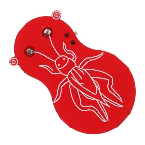 Yardwe Cricket-Sound-Erzeuger Cricket-Zwitscher-Streich Cricket Noise Maker Streich Krachmacher-Streich nerviges Sound-Streichgerät Cricket-Geräuschmacher Metall rot von Yardwe