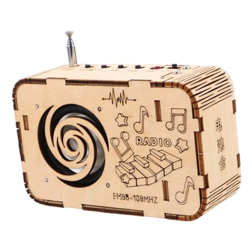 Yardwe DIY Holzradio Bastelset für Pädagogisches Experimentierspielzeug Kreativität und Koordination Geeignet für Ab Jahren Yardwe DIY Holzradio Bastelset für Pädagogisches Experimentierspielzeug Kreativität und Koordination Geeignet für Ab Jahren von Yardwe