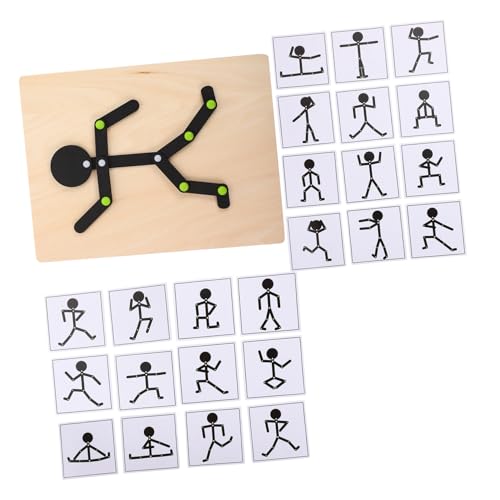 Yardwe DIY Puzzle für Kleines Figurenform Puzzle Feinmotorik und Frühen Bildung für Jungen und Mädchen von Yardwe