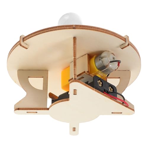 Yardwe DIY Solar System Modell Kit aus Holz Lernspielzeug für Geografie Puzzle für Erwachsene Bastelset zur Raumdekoration Detailliertes Sonnensystem von Yardwe