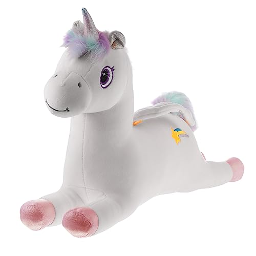 Yardwe Dekoratives Einhorn Plüschtier Stoffpuppe Aus Daunenbaumwolle Für Kinderzimmer Perfektes Zu Ostern Valentinstag Und Geburtstagen von Yardwe