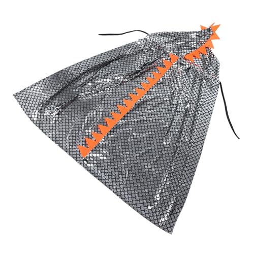 Yardwe Dinosaurier Kapuzen Umhang Halloween Kostüm für Jungen und Mädchen Leichter Atmungsaktiver Dino Cape mit Einfachem Verschluss Vielseitig für Geburtstag Schule und Rollenspiel von Yardwe