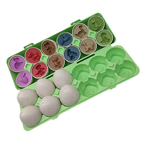Yardwe Dinosaurier Matching Eier Lernspielzeug für Bunte Farben Sicherer Kunststoff Fördert Farberkennung Konzentration und Motorik Pädagogisches für Kleinkinder Yardwe Dinosaurier Matching Eier Lernspielzeug für Bunte Farben Sicherer Kunststoff Fördert Farberkennung Konzentration und Motorik Pädagogisches für Kleinkinder von Yardwe