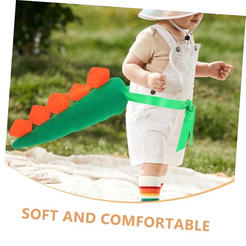Yardwe Dinosaurierschwanz Kostüm Accessoire Grüner Stofftier für Rollenspiele Faschingsparty Halloween Tier Cosplay Yardwe Dinosaurierschwanz Kostüm Accessoire Grüner Stofftier für Rollenspiele Faschingsparty Halloween Tier Cosplay von Yardwe