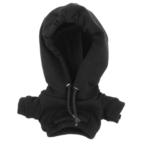 Yardwe Doll Hoodie für Kleine Puppen Schwarze Kapuzenjacke mit Taschen für Puppenkostüme Puppenoutfits und Puppenzubehör Lange Baumwollkleidung für Winterspiele Yardwe Doll Hoodie für Kleine Puppen Schwarze Kapuzenjacke mit Taschen für Puppenkostüme Puppenoutfits und Puppenzubehör Lange Baumwollkleidung für Winterspiele von Yardwe
